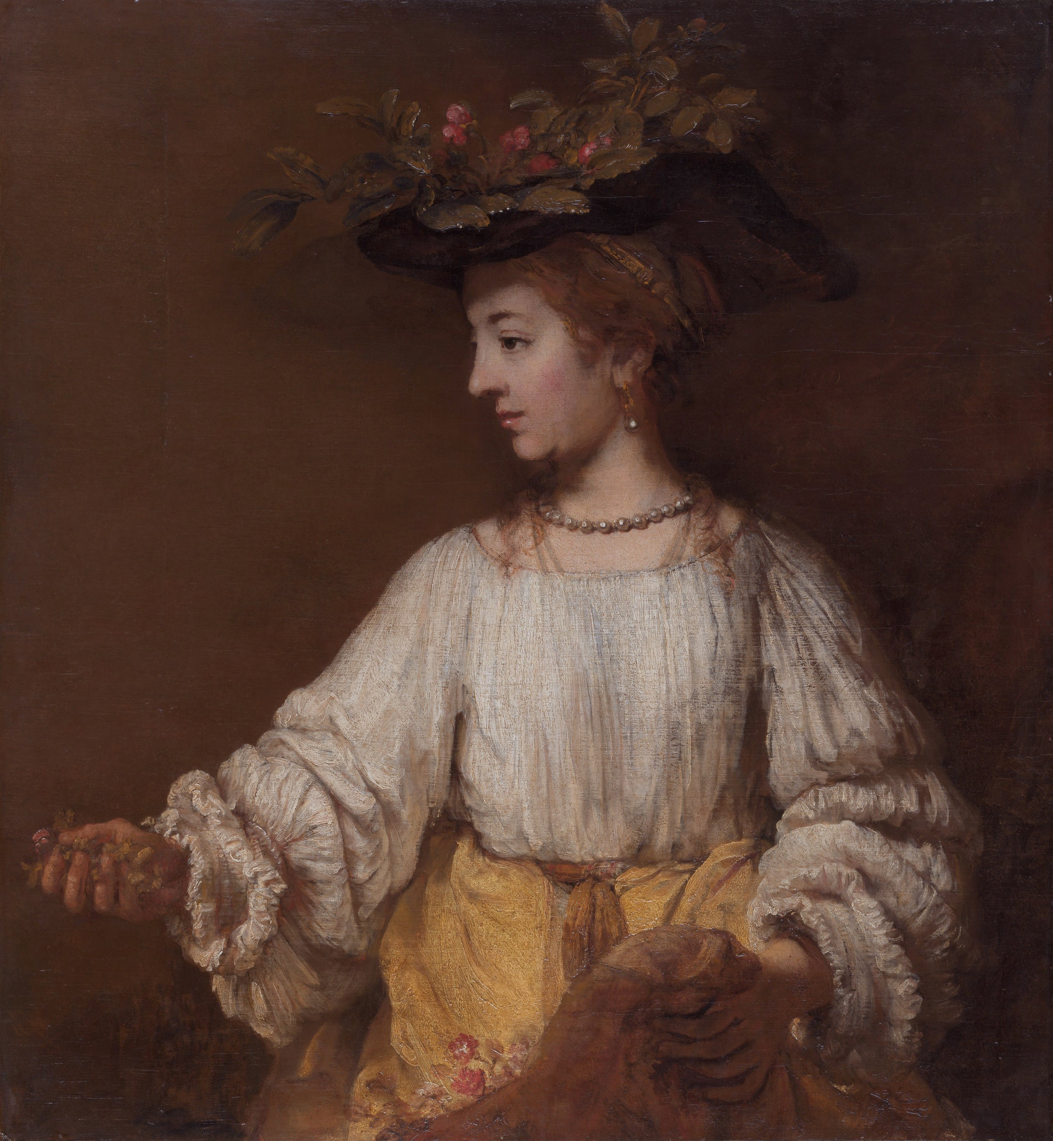 Reproduction du tableau « Flore - Rembrandt » par Alpha Reproduction en peinture à l’huile