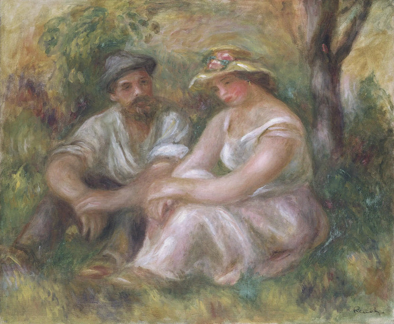 שיחה - פייר-אוגוסט רנואר