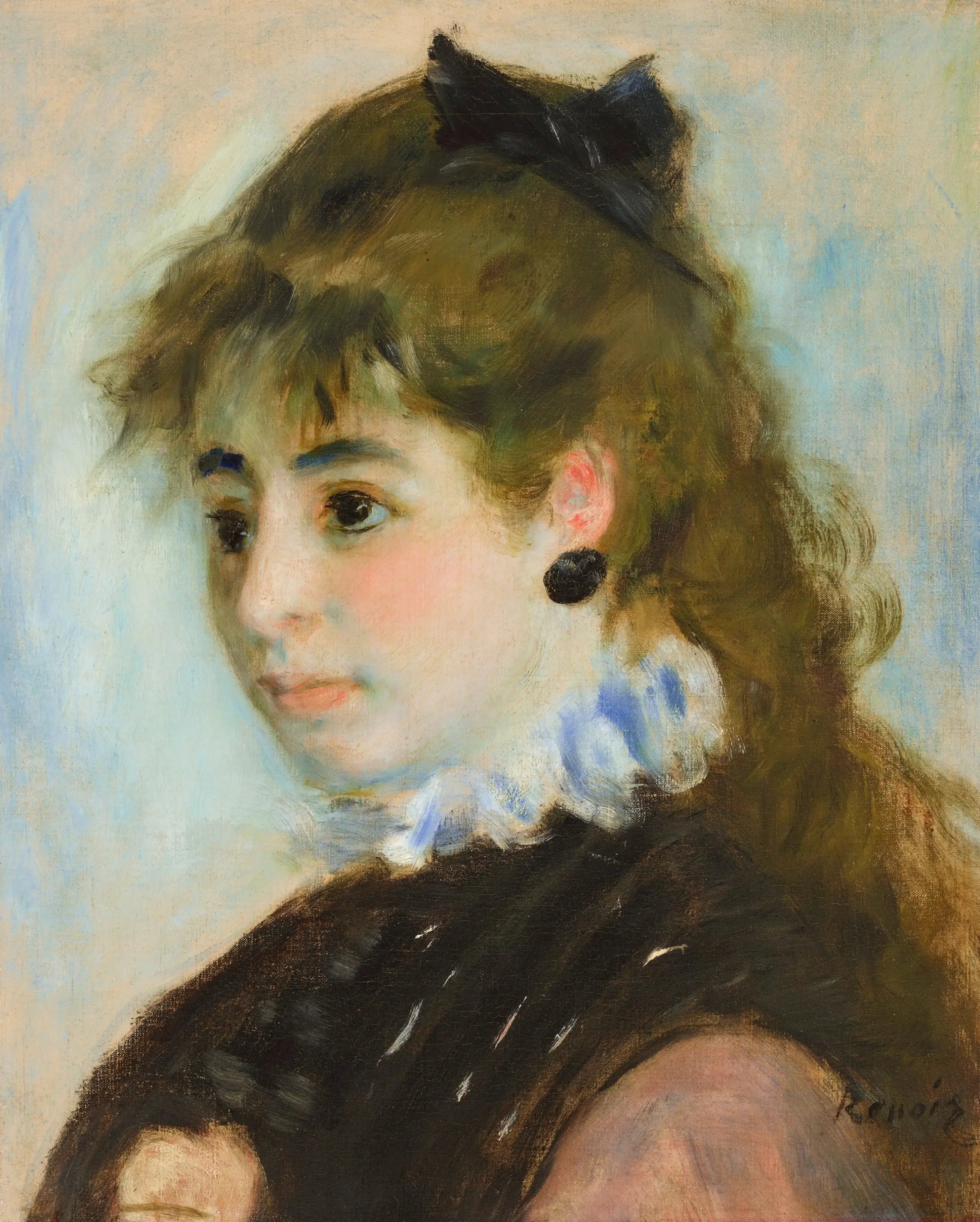 Reproduction du tableau « Madame Henriette Henriot - Pierre-Auguste Renoir » par Alpha Reproduction en peinture à l’huile
