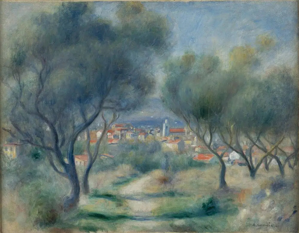 Reproduction du tableau « Paysage - Pierre-Auguste Renoir » par Alpha Reproduction en peinture à l’huile