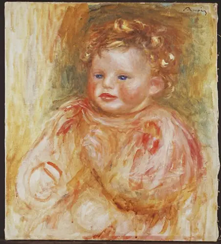 Reproduction du tableau « Portrait de Jean Renoir, enfant - Pierre-Auguste Renoir » par Alpha Reproduction en peinture à l’huile