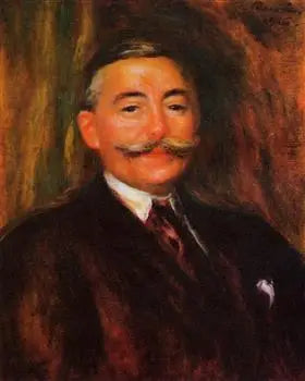Reproduction du tableau « Portrait de Maurice Gangnat - Pierre-Auguste Renoir » par Alpha Reproduction en peinture à l’huile