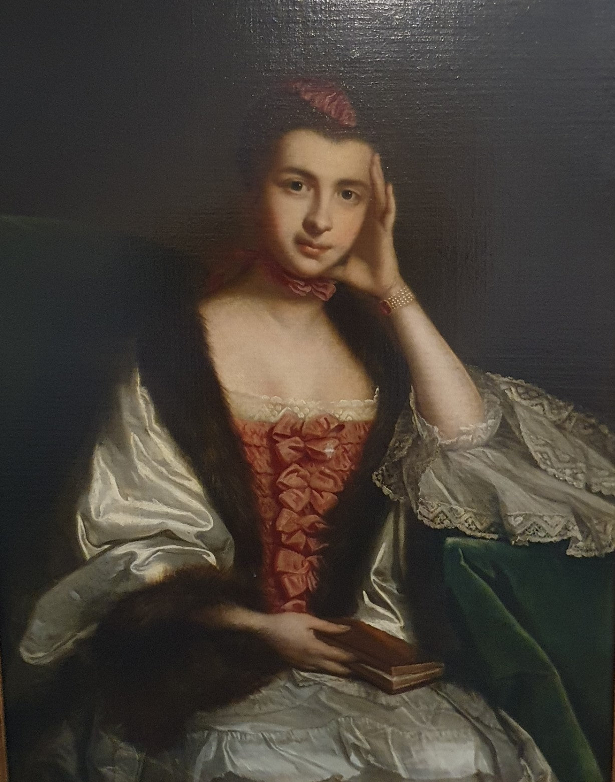 Frances Hanbury Williams (1735–1759), comtesse d'Essex, première épouse de William Anne Holles, 4e comte d'Essex - Joshua Reynolds