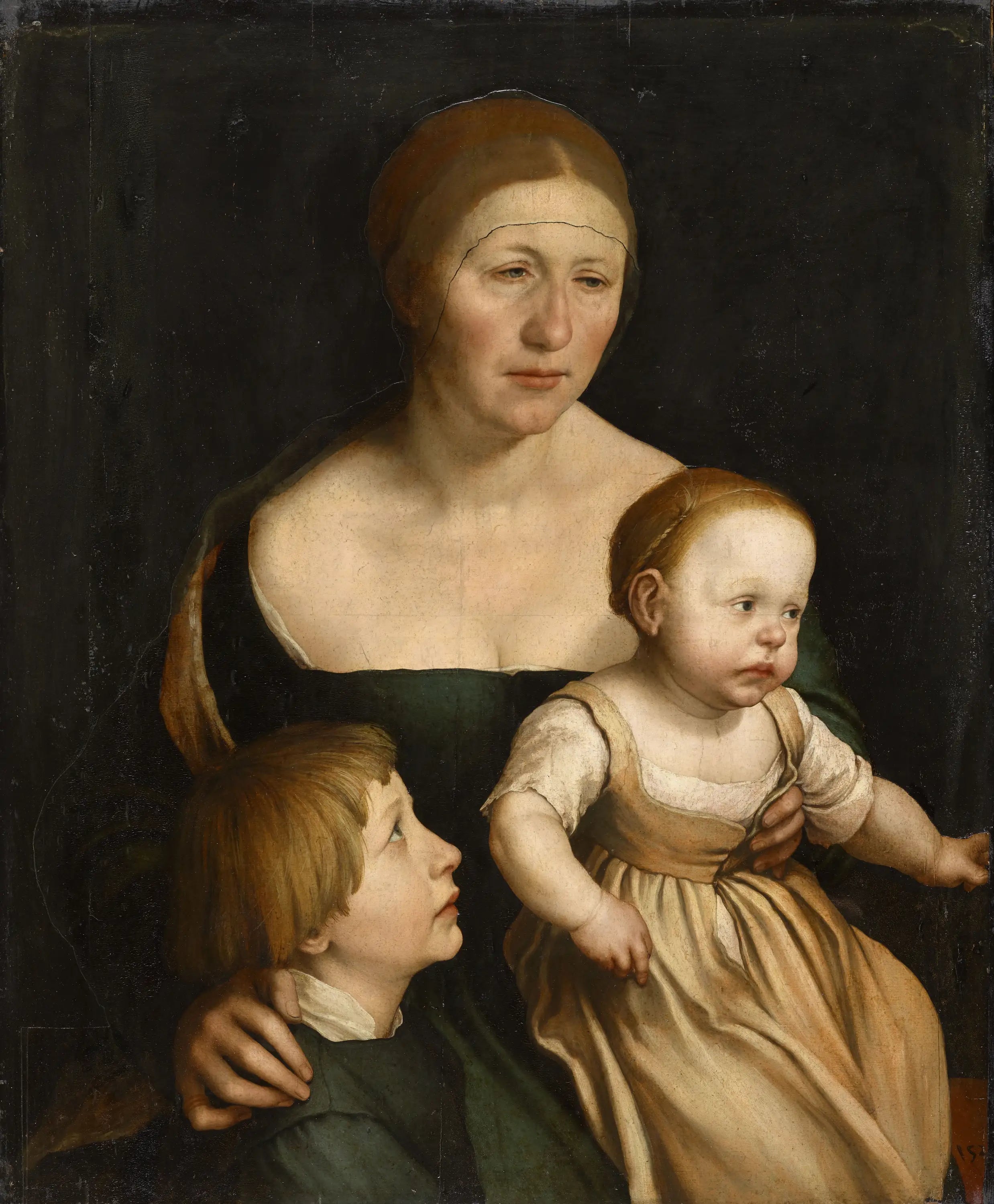 Portrait of the Artist’s Family - Hans Holbein le Jeune - Alpha Reproduction