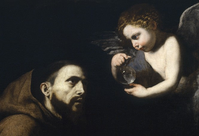 Vision de Saint François d'Assise - Jusepe de Ribera
