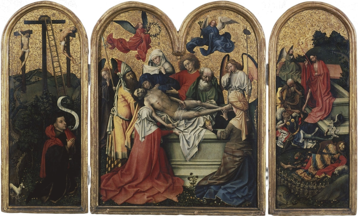 Le triptyque de Seilern – La mise au tombeau - Robert Campin