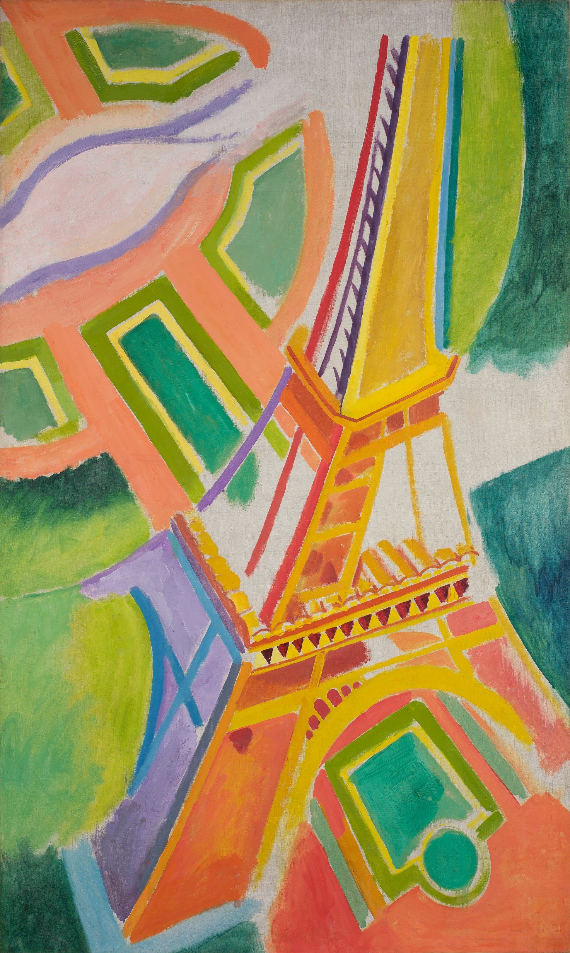 Reproduction du tableau « La Tour Eiffel - Robert Delaunay » par Alpha Reproduction en peinture à l’huile
