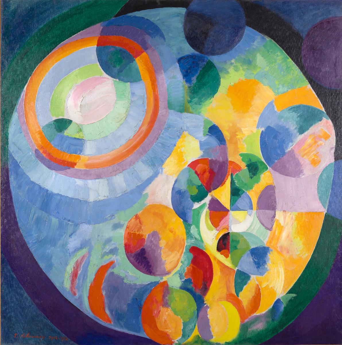 Reproduction du tableau « Soleil et lune - Robert Delaunay » par Alpha Reproduction en peinture à l’huile