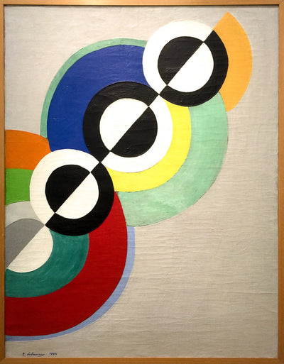Reproduction du tableau « Rythmes - Robert Delaunay » par Alpha Reproduction en peinture à l’huile