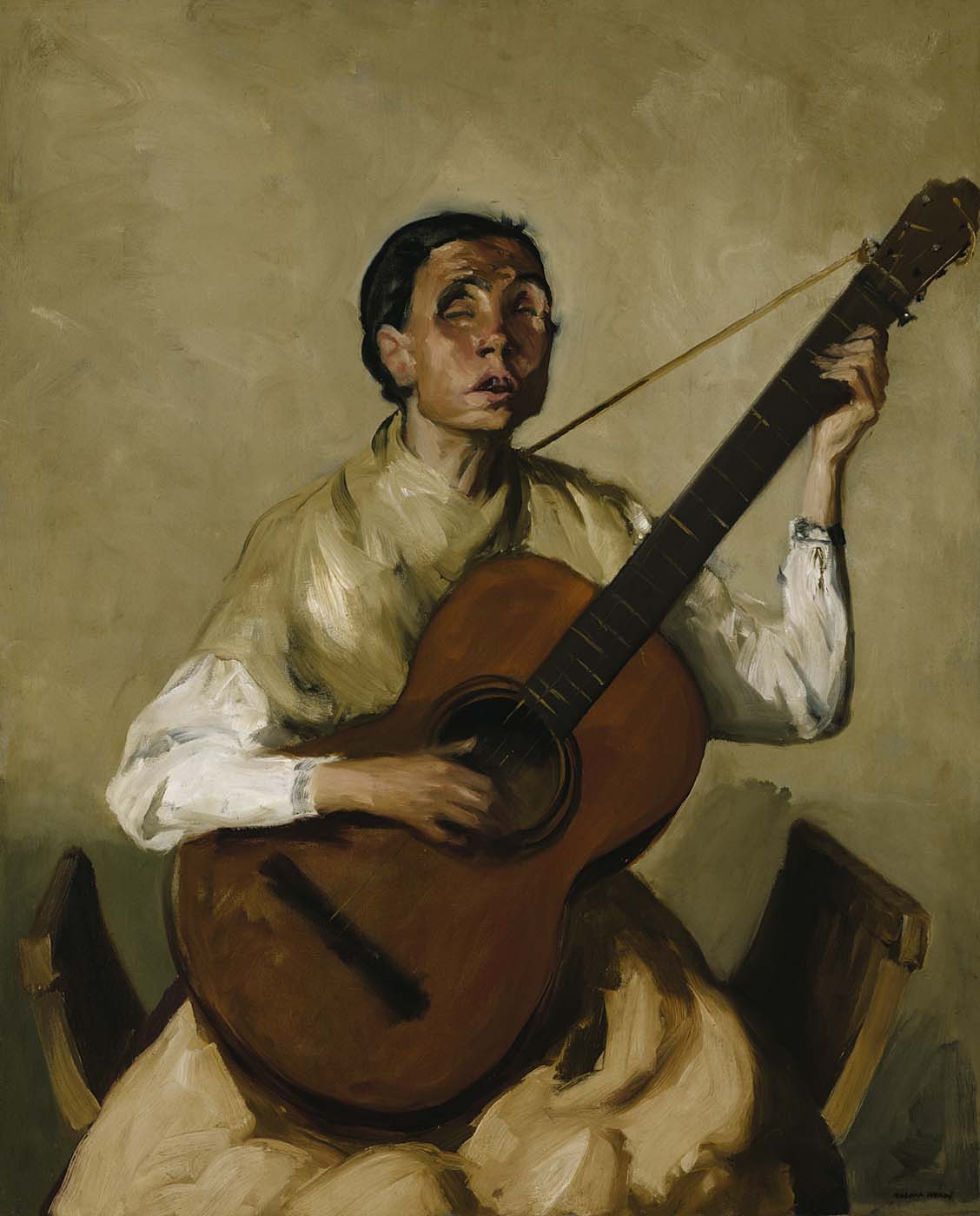 Chanteur espagnol aveugle - Robert Henri