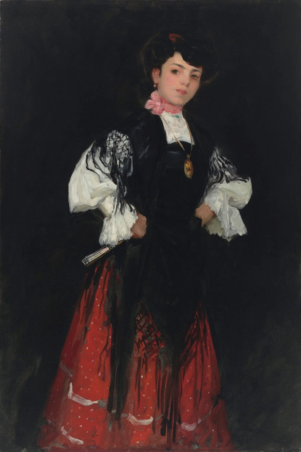 Fille espagnole de Madrid (Una Chula) - Robert Henri - Alpha Reproduction