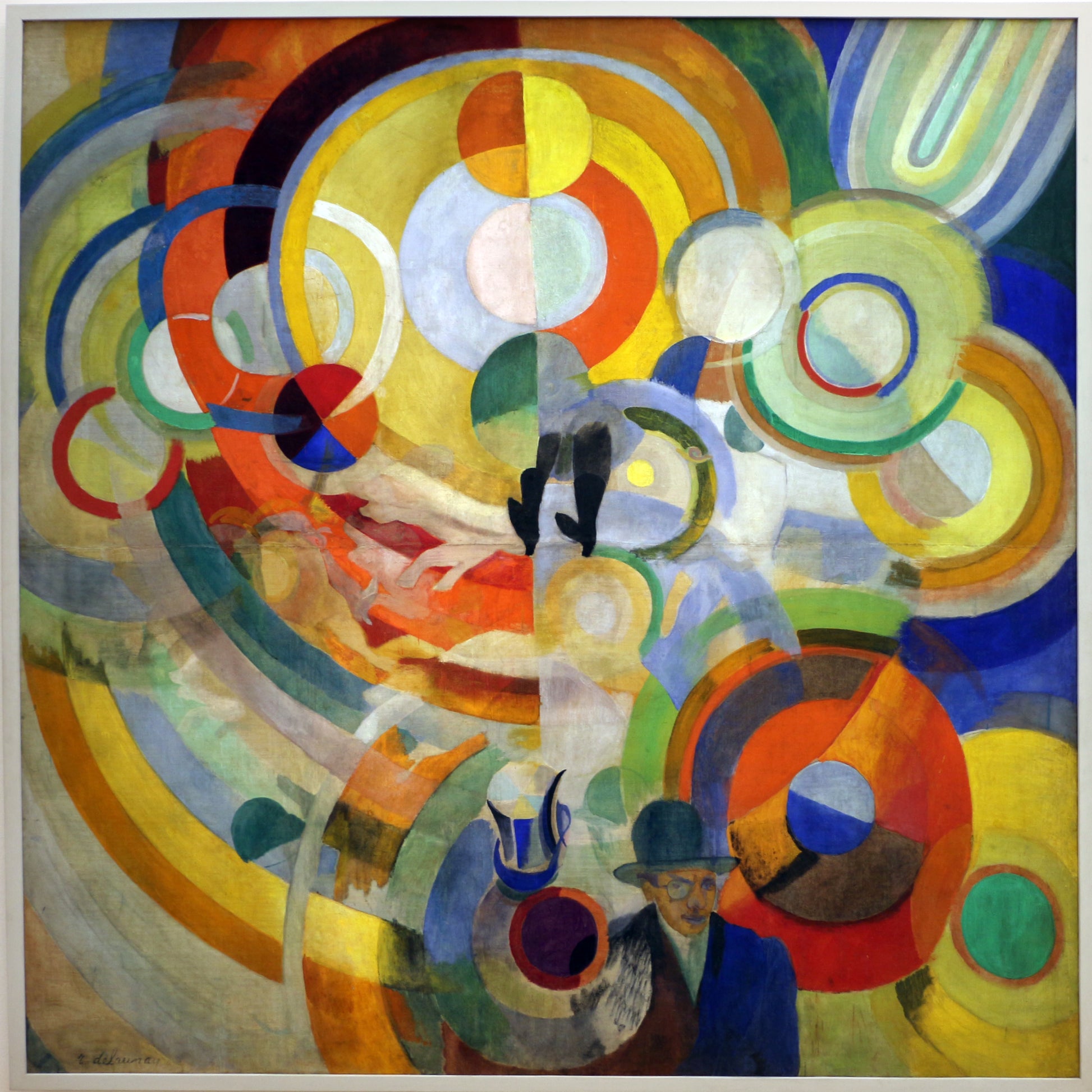 Reproduction du tableau « Manège de cochons - Robert Delaunay » par Alpha Reproduction en peinture à l’huile