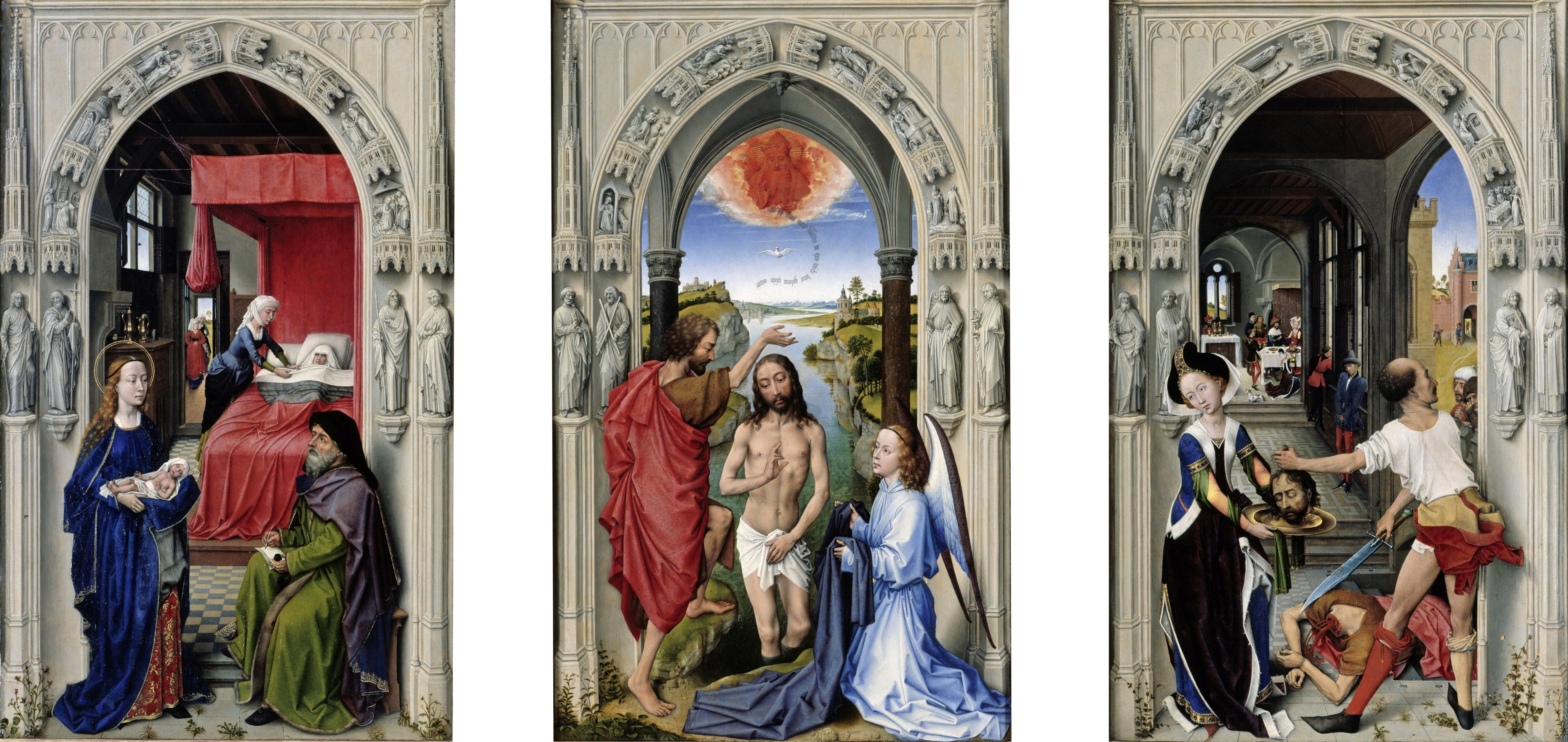 retable de saint Jean-Baptiste - Rogier van der Weyden