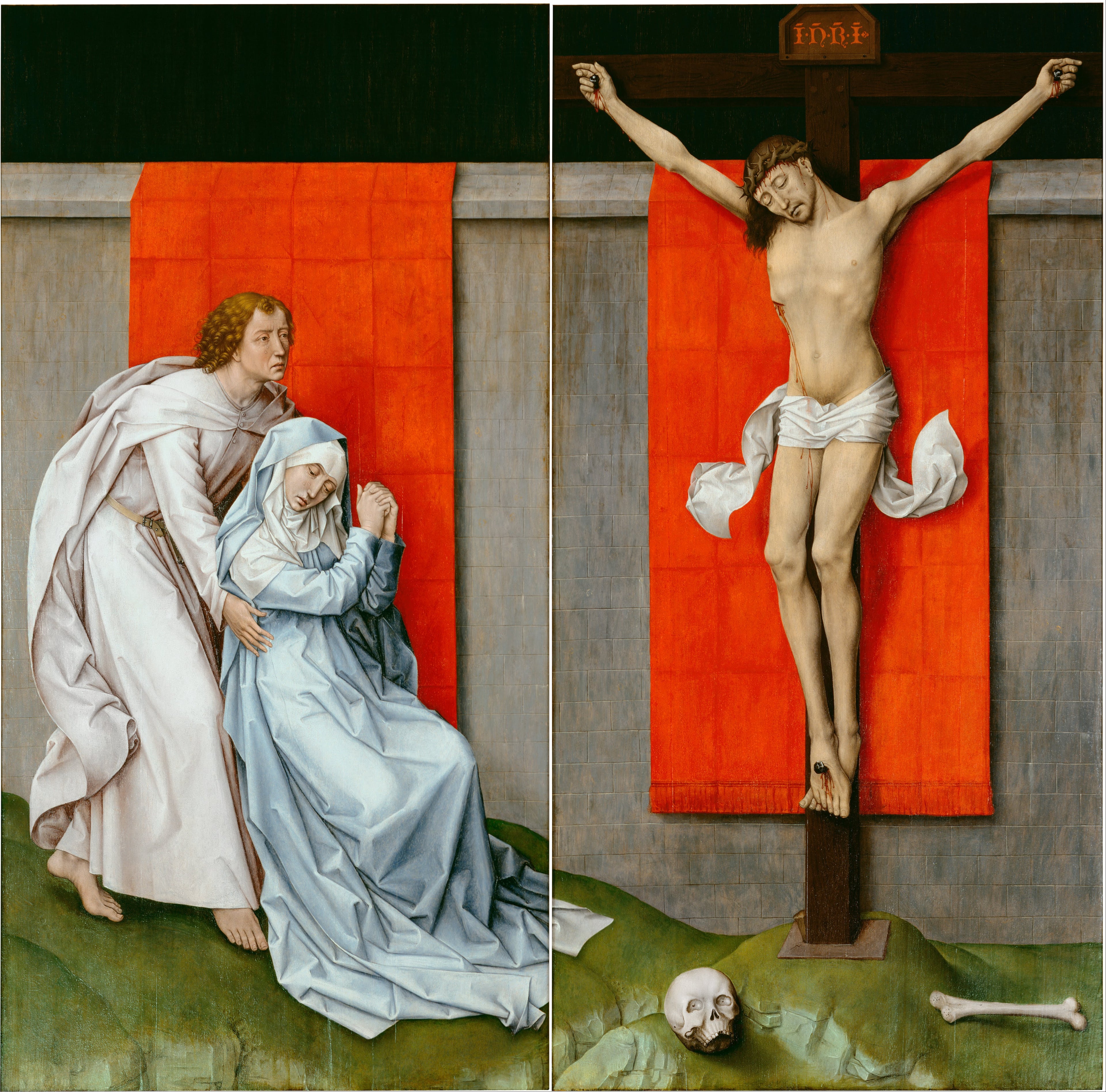 Diptyque du Christ en croix - Rogier van der Weyden