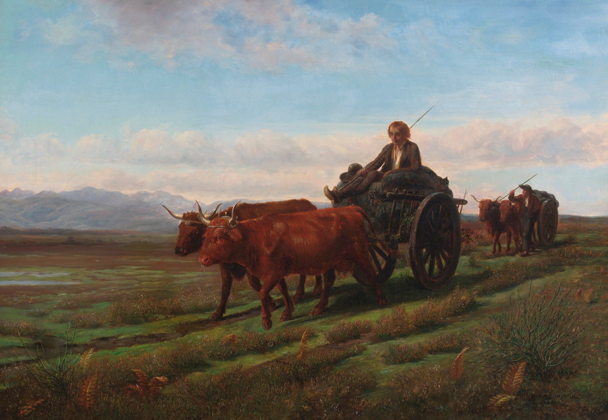 En allant au marché - Rosa Bonheur