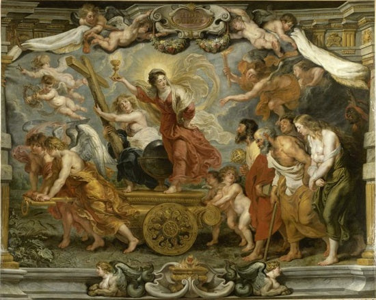 Le triomphe de l'Eucharistie - Peter Paul Rubens