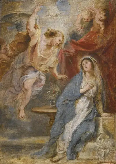 L’Annonciation de la Vierge (esquisse) - Peter Paul Rubens - Alpha Reproduction