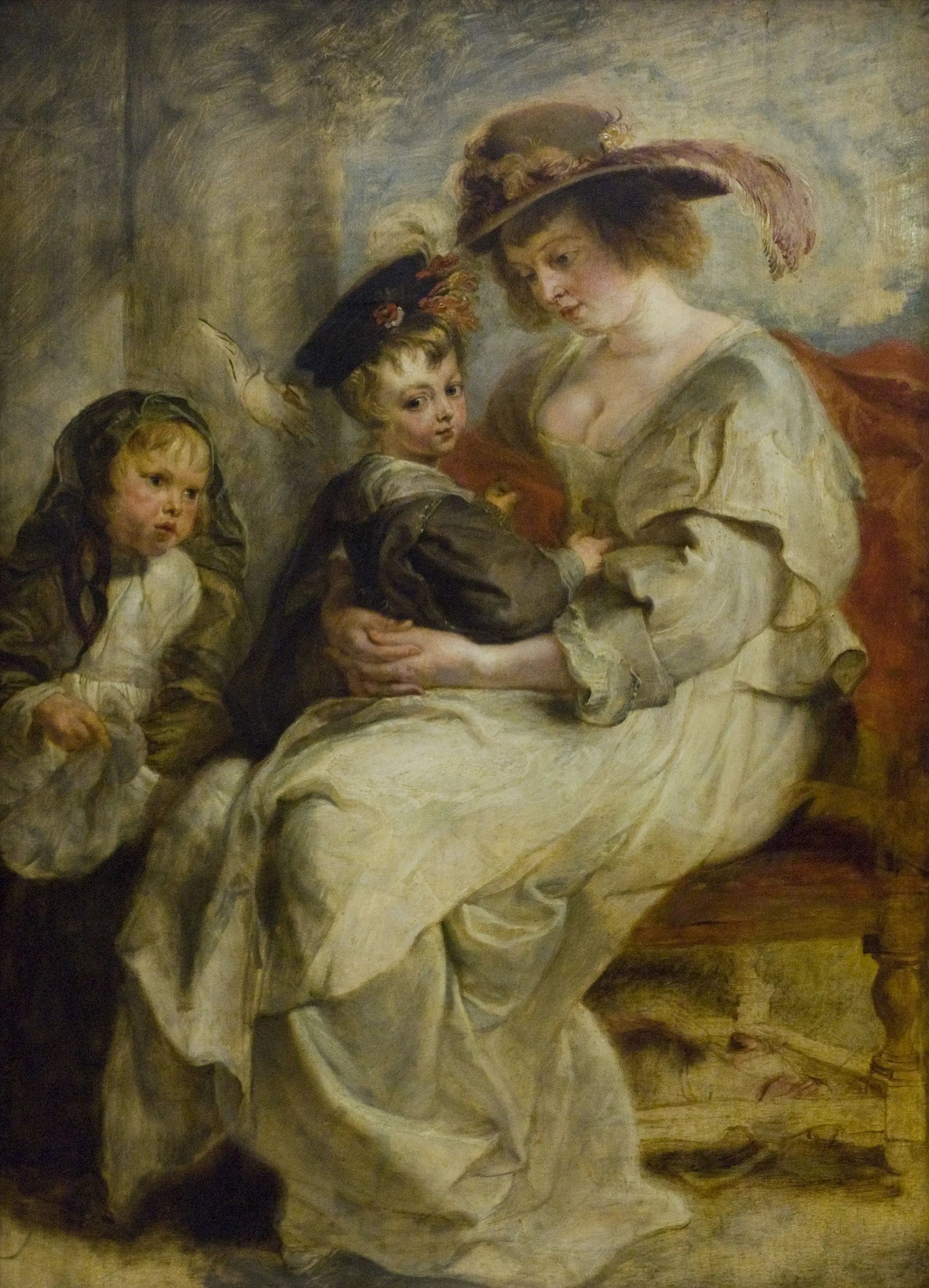 Hélène Fourment et deux de ses enfants - Peter Paul Rubens - Alpha Reproduction