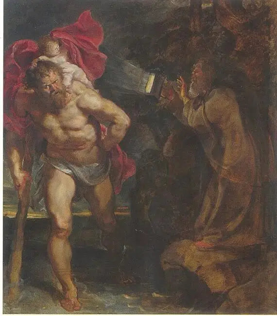 Saint Christophe et l’ermite - Peter Paul Rubens - Alpha Reproduction