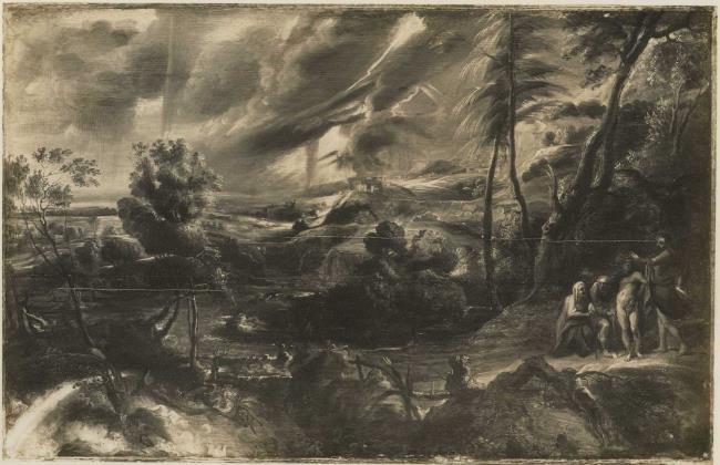 Paysage avec Philémon et Baucis - Peter Paul Rubens