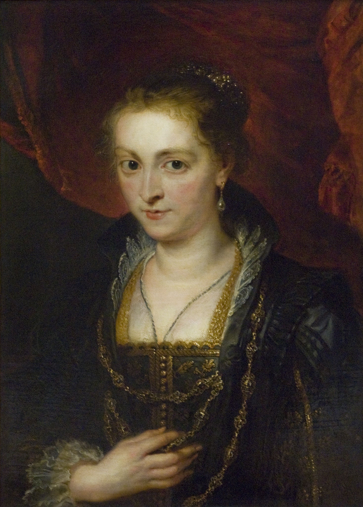 Portrait en buste d'une dame - Peter Paul Rubens