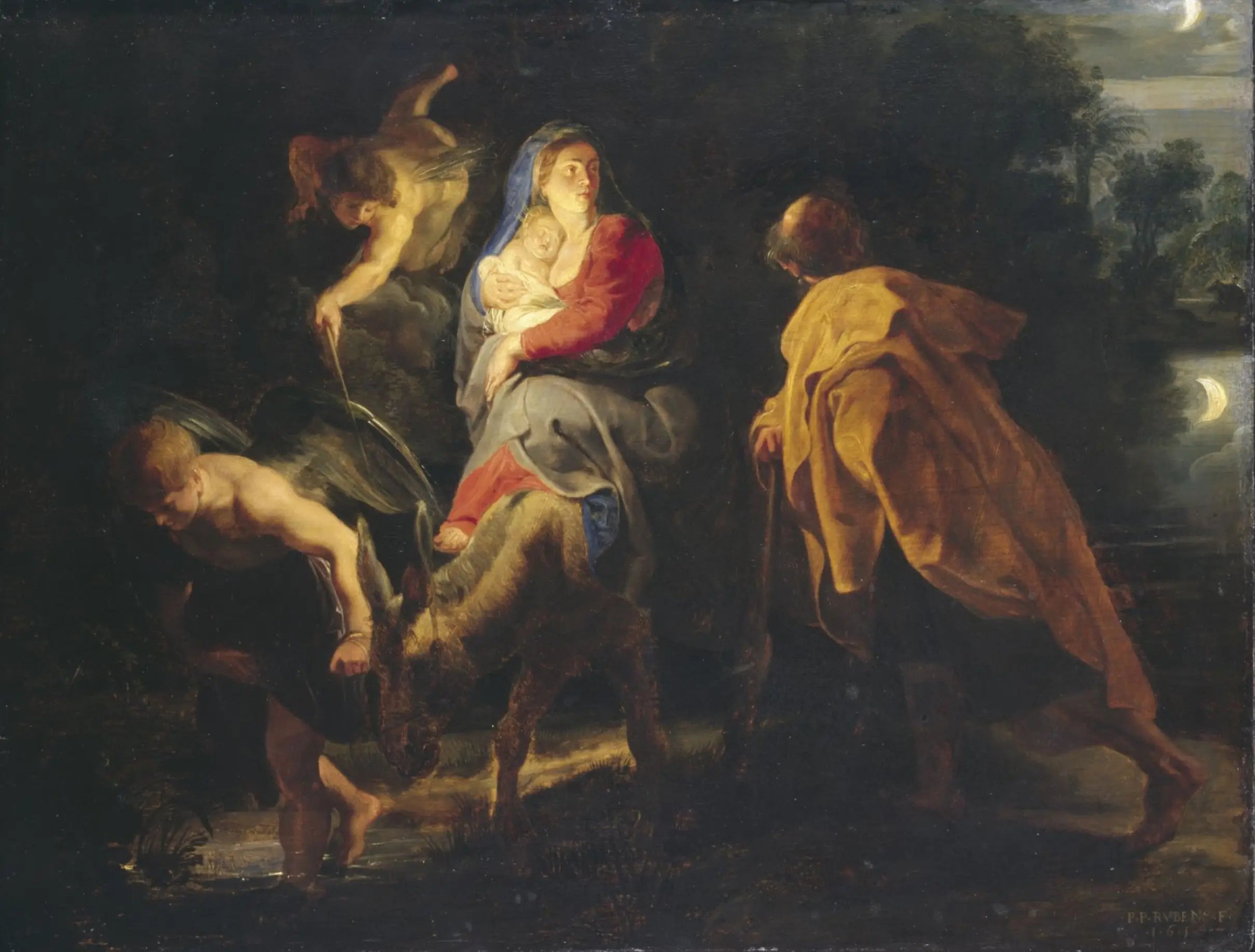 La fuite en Égypte - Peter Paul Rubens - Alpha Reproduction
