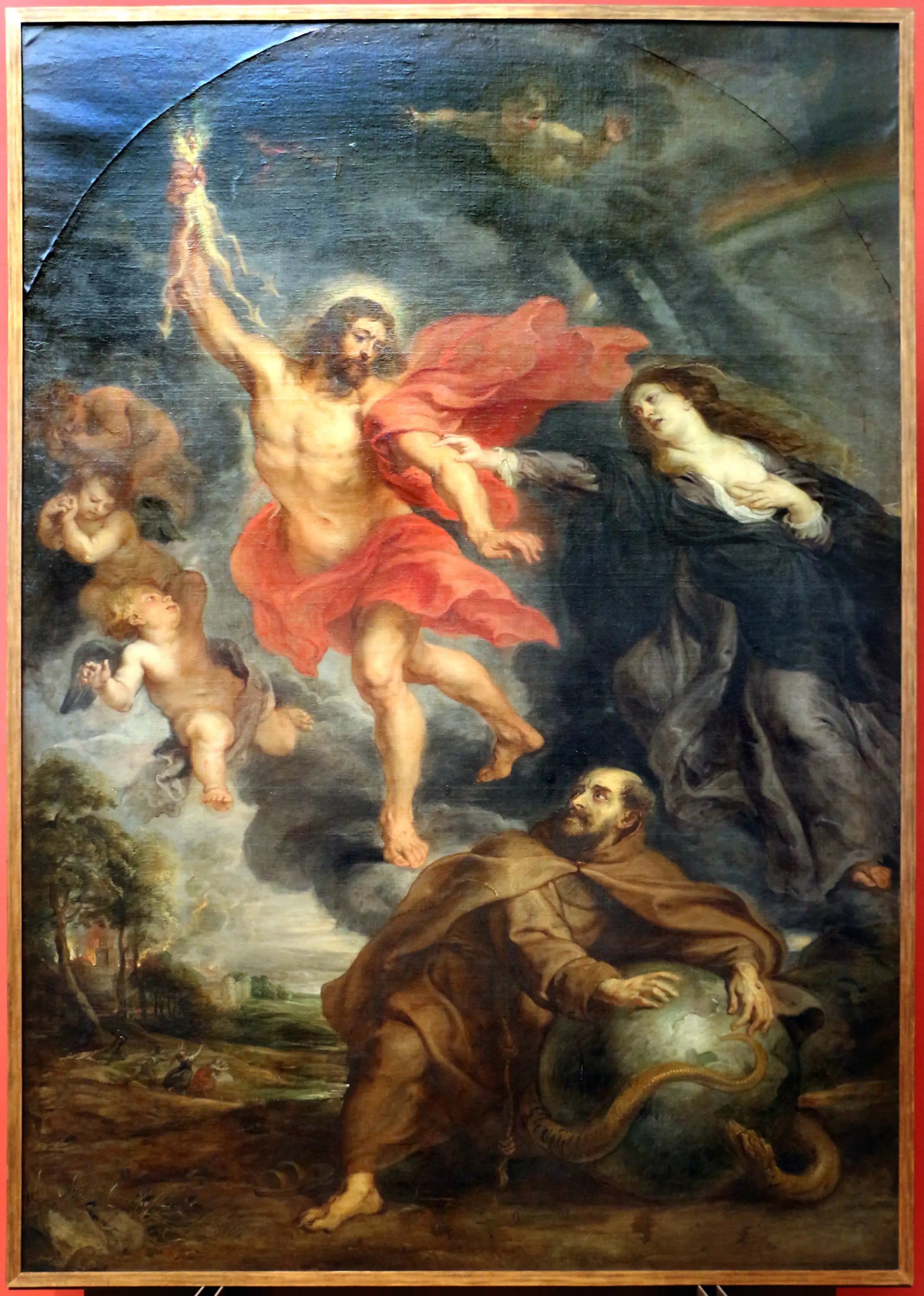 L’intercession de la Vierge et de Saint-François arrêtant les foudres divines - Peter Paul Rubens - Alpha Reproduction