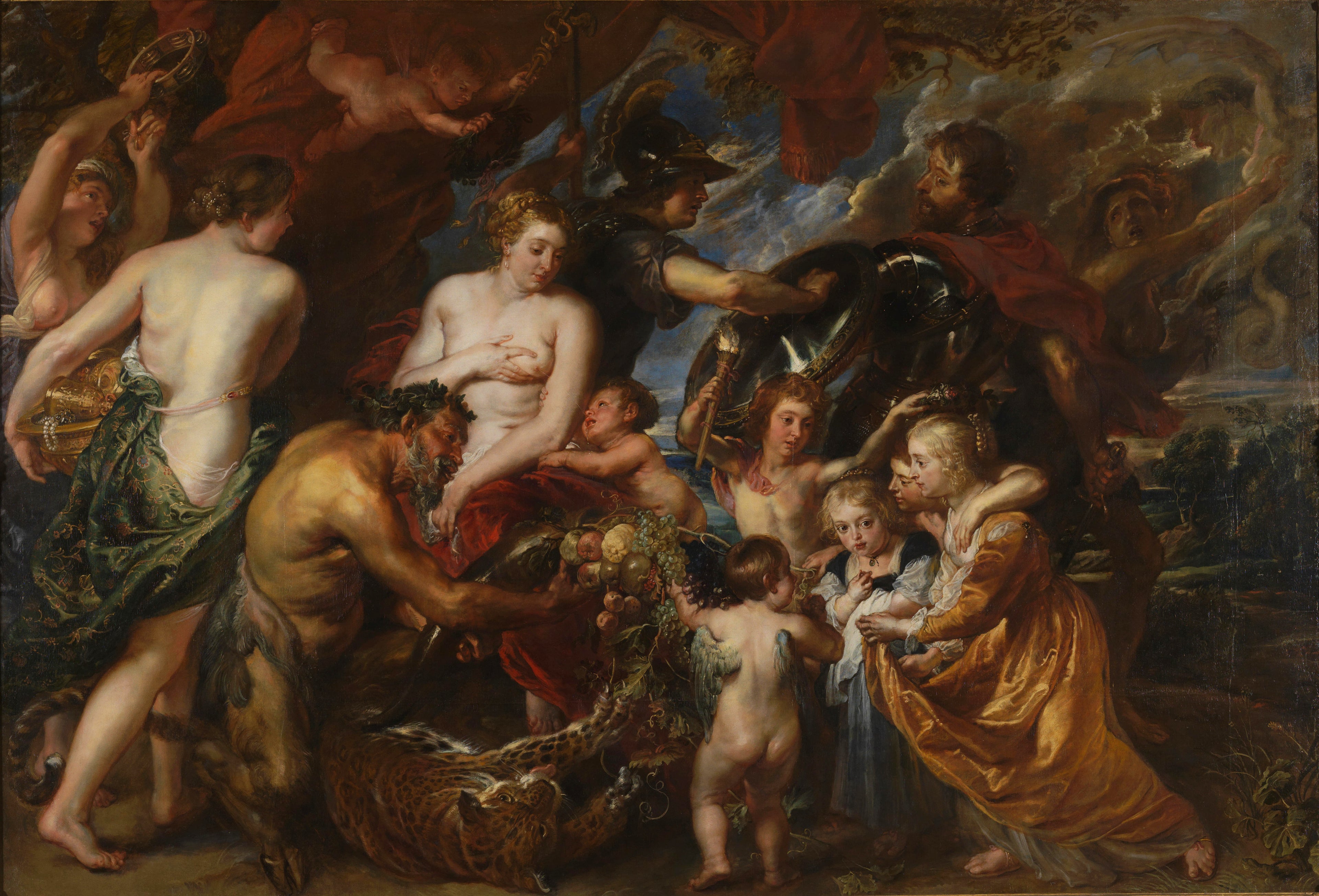 Minerve protégeant la paix de Mars - Peter Paul Rubens