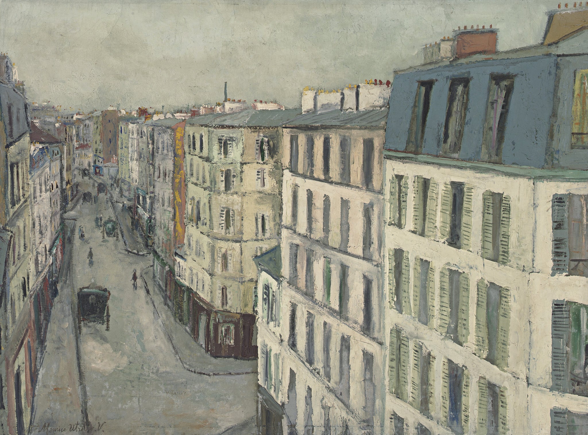 Rue de la Jonquière - Maurice Utrillo