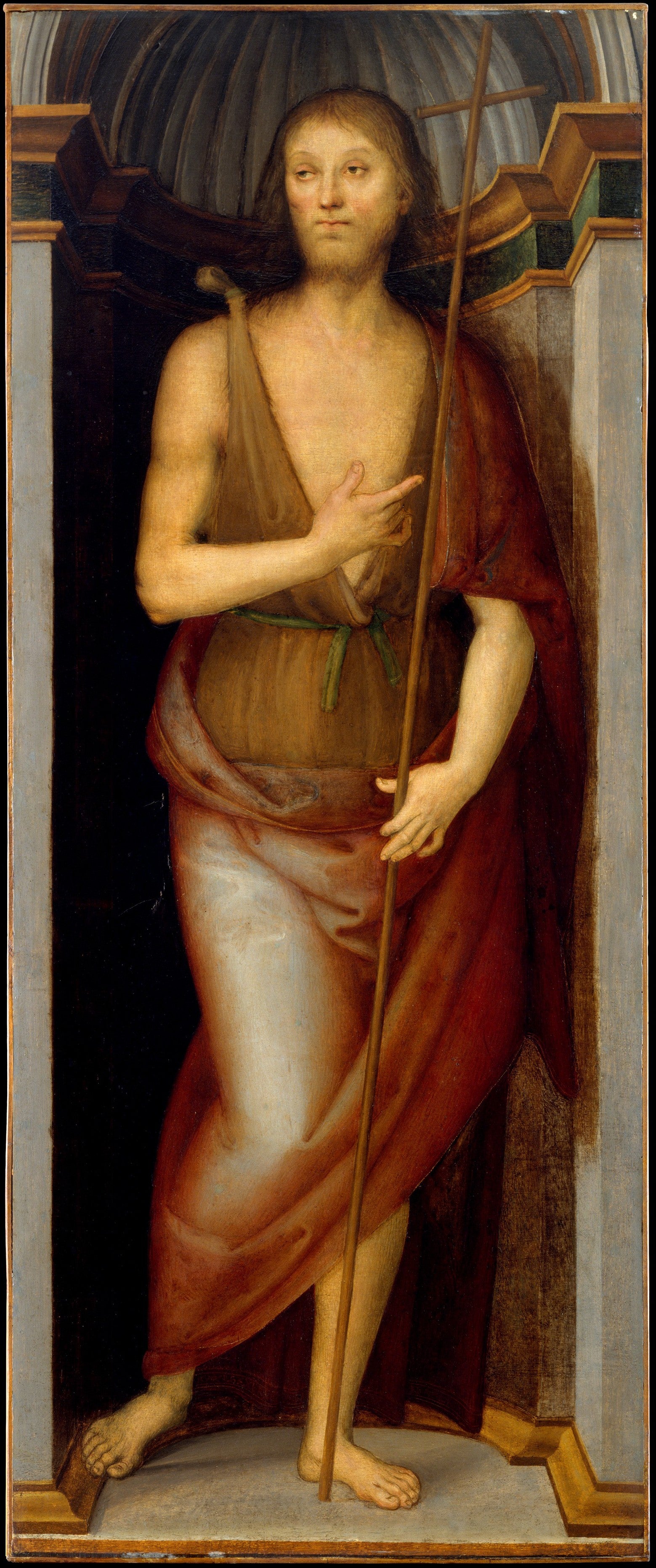 Saint Jean-Baptiste; Sainte Lucie - Pietro Perugino