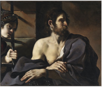 Saint Jean-Baptiste visité en prison par Salomé - Guercino