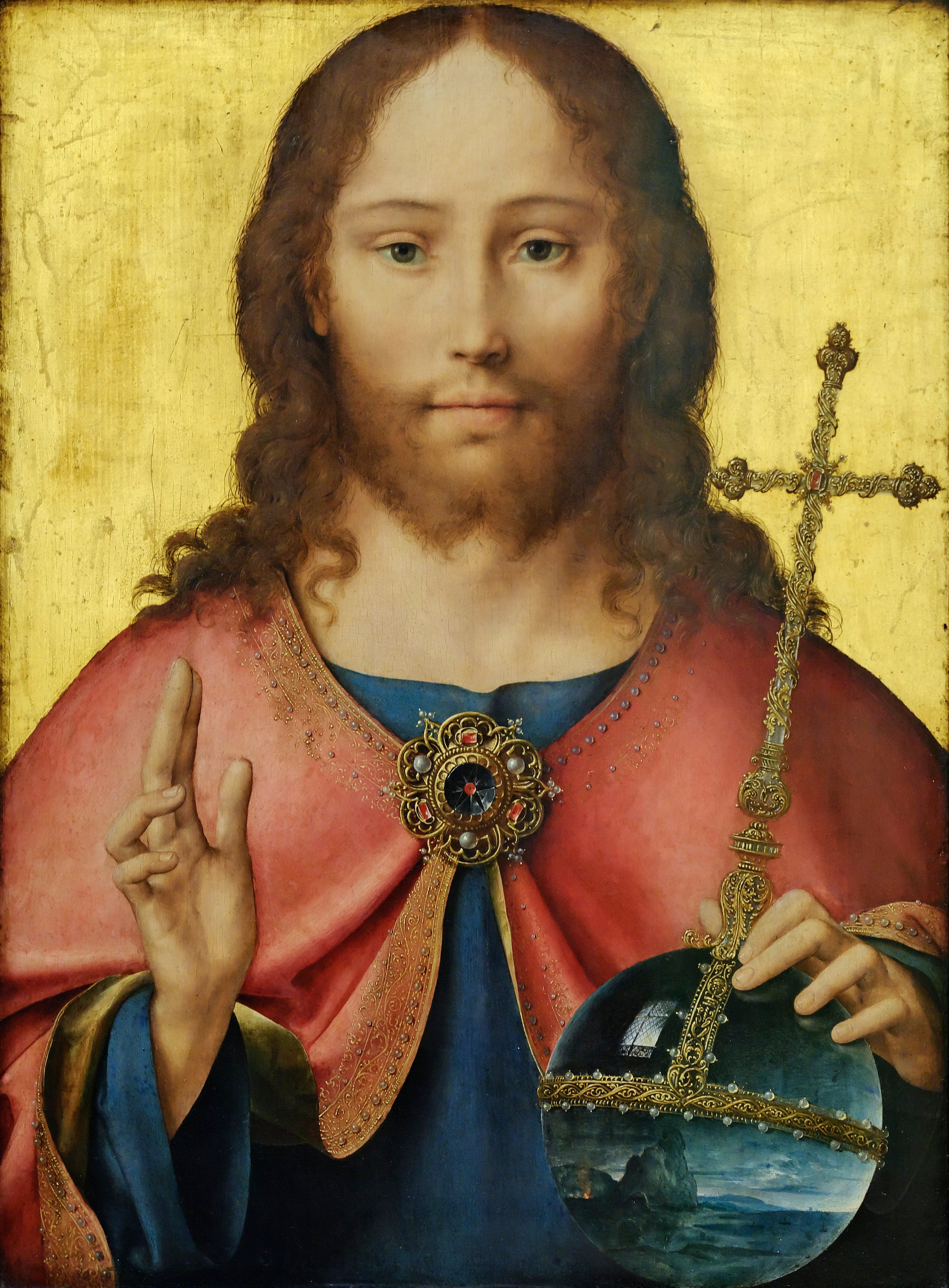 Salvator mundi - Joos van Cleve