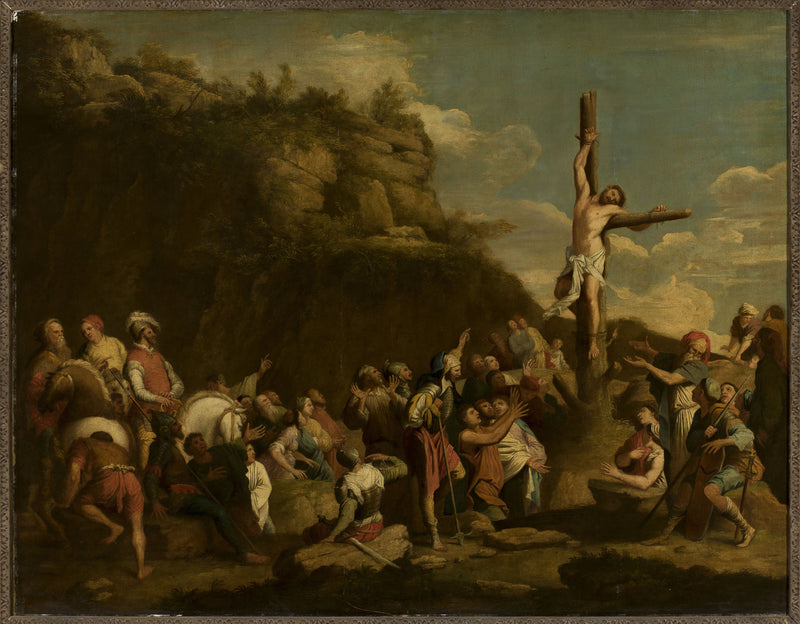 Crucifixion de Polyclète. - Salvator Rosa