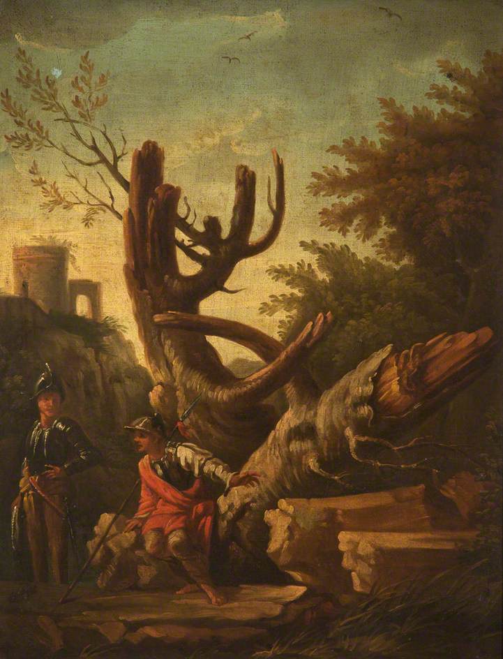 Paysage avec des brigands - Salvator Rosa