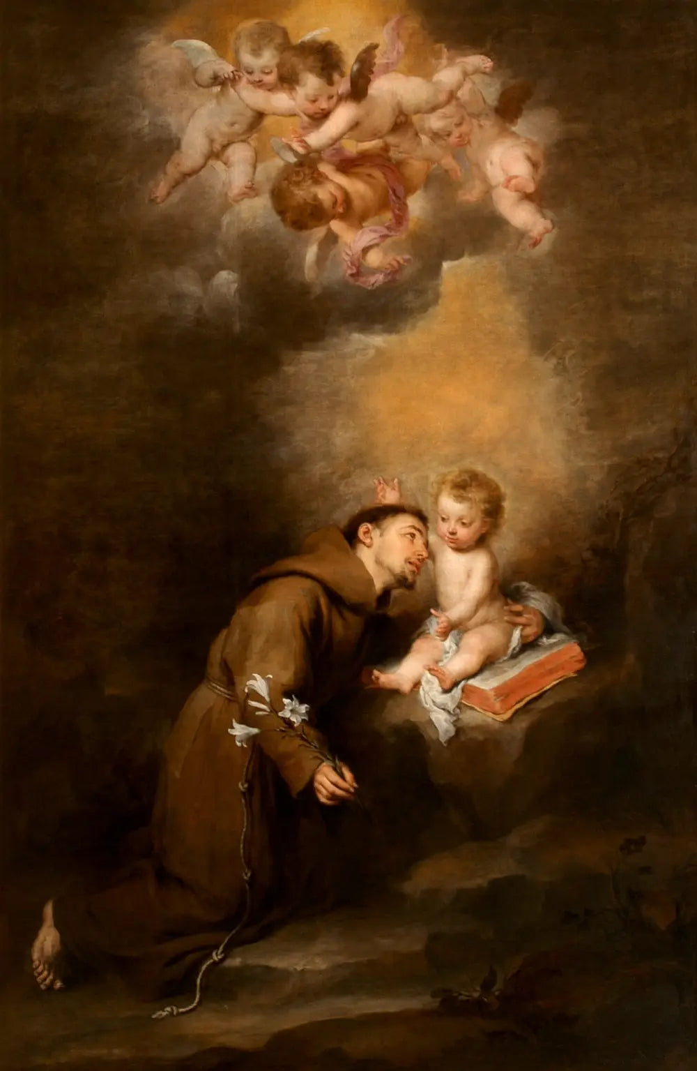 Saint Antoine de Padoue avec l’Enfant - Bartolomé Esteban Murillo - Alpha Reproduction