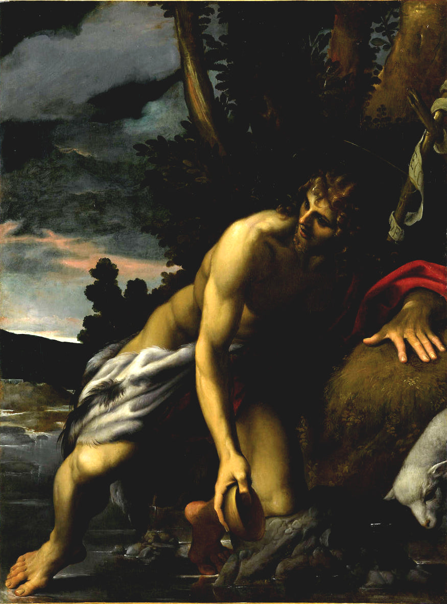Saint Jean Baptiste à la source - Ludovico Carracci