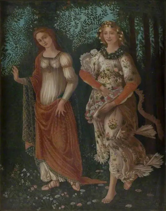 Détail du « Printemps » de Botticelli - Sandro Botticelli - Alpha Reproduction