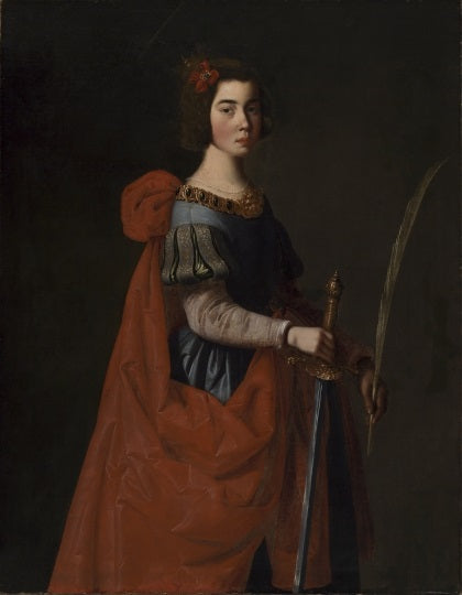 Sainte Catherine d'Alexandrie - Francisco de Zurbarán