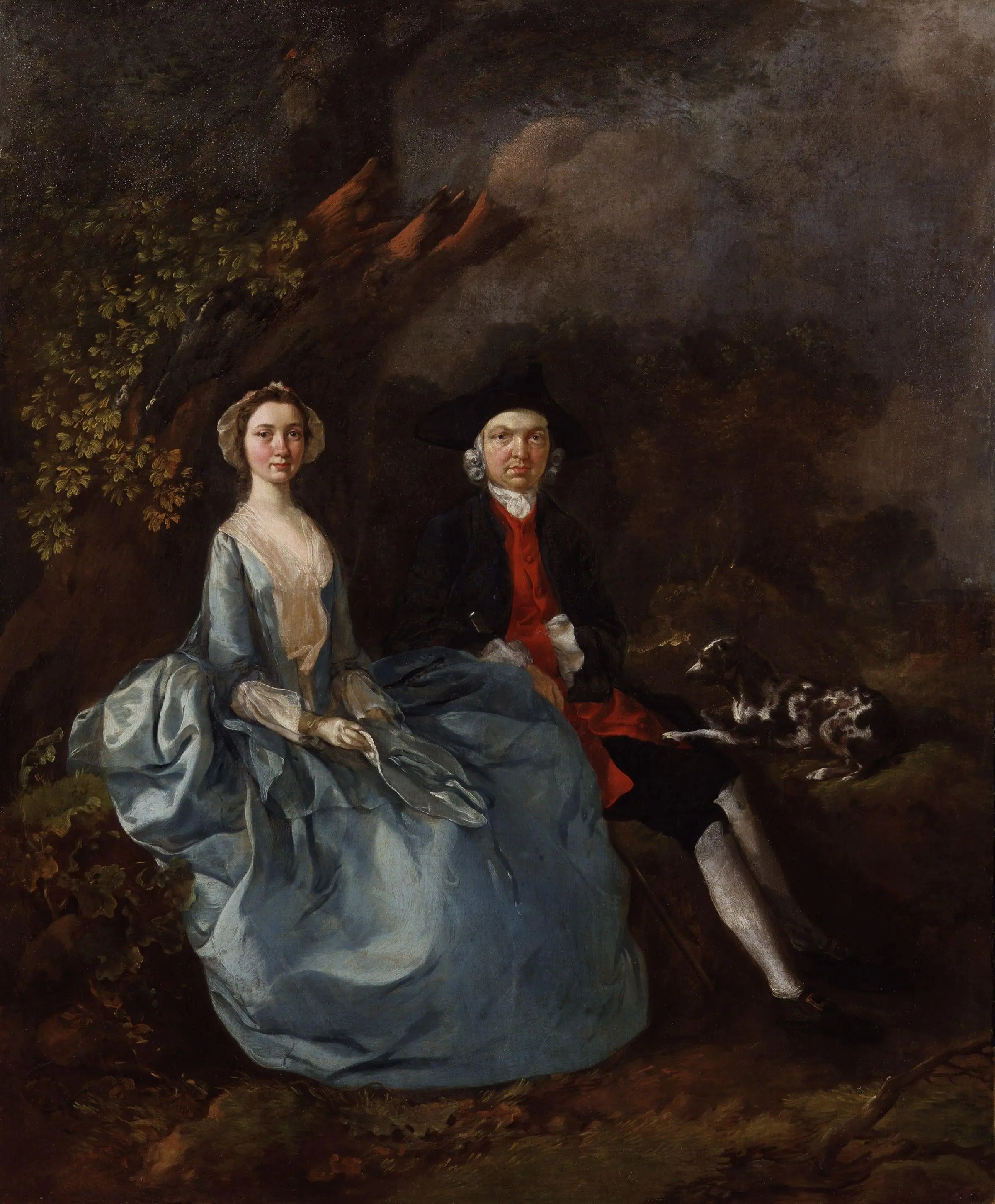 Sarah Kirby (née Bull); (John) Joshua Kirby - Thomas Gainsborough - Alpha Reproduction