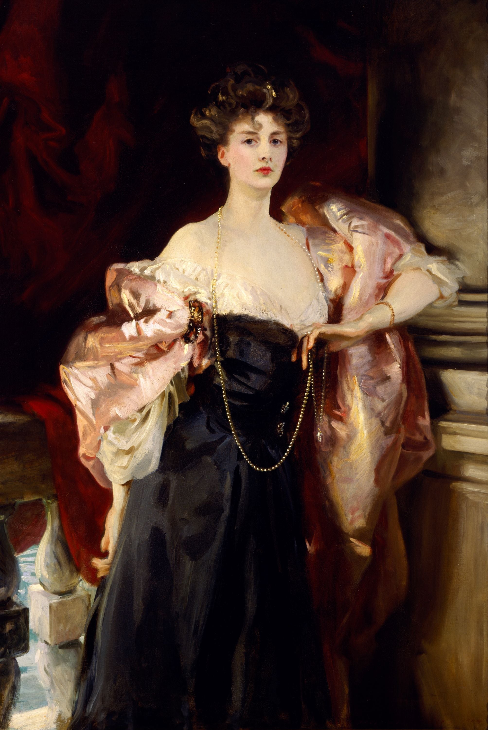 Reproduction du tableau « Lady Helen Vincent, vicomtesse d'Abernon - John Singer Sargent » par Alpha Reproduction en peinture à l’huile