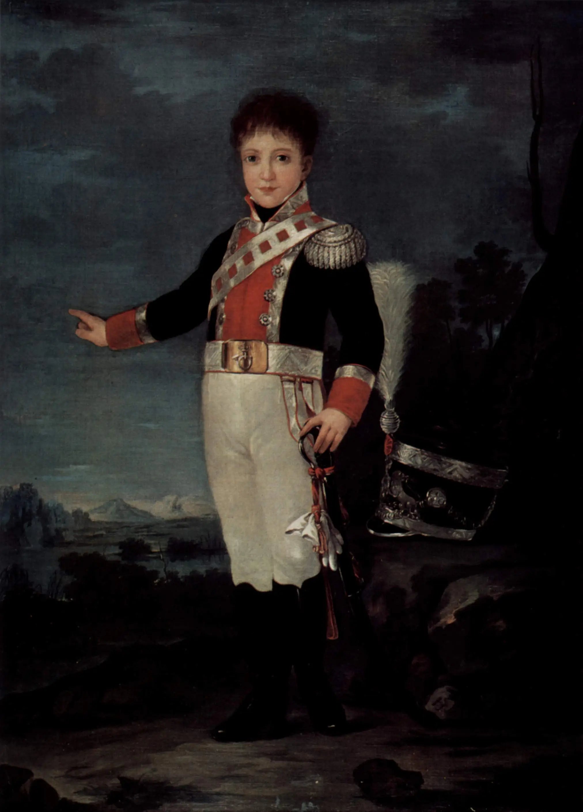 Reproduction du tableau « Sebastián Gabriel de Borbón enfant - Francisco de Goya » par Alpha Reproduction en peinture à l’huile