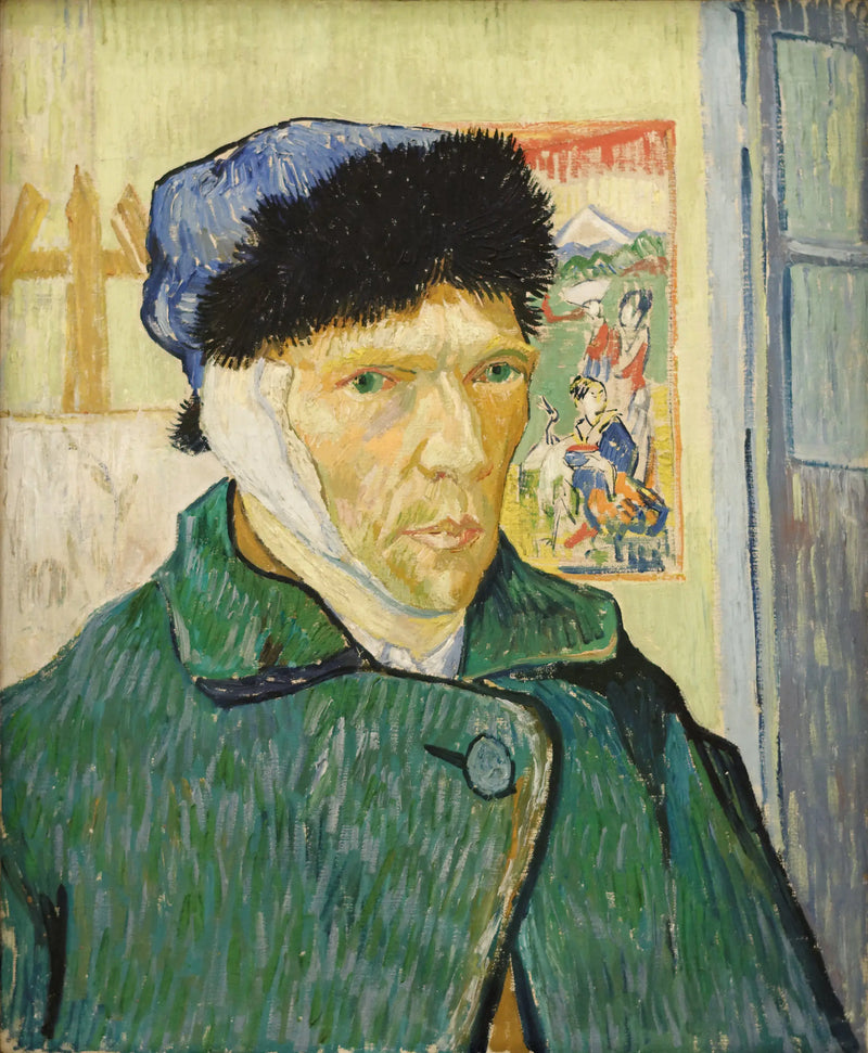 תמונת עצמי עם אוזן תחובה - Vincent van Gogh
