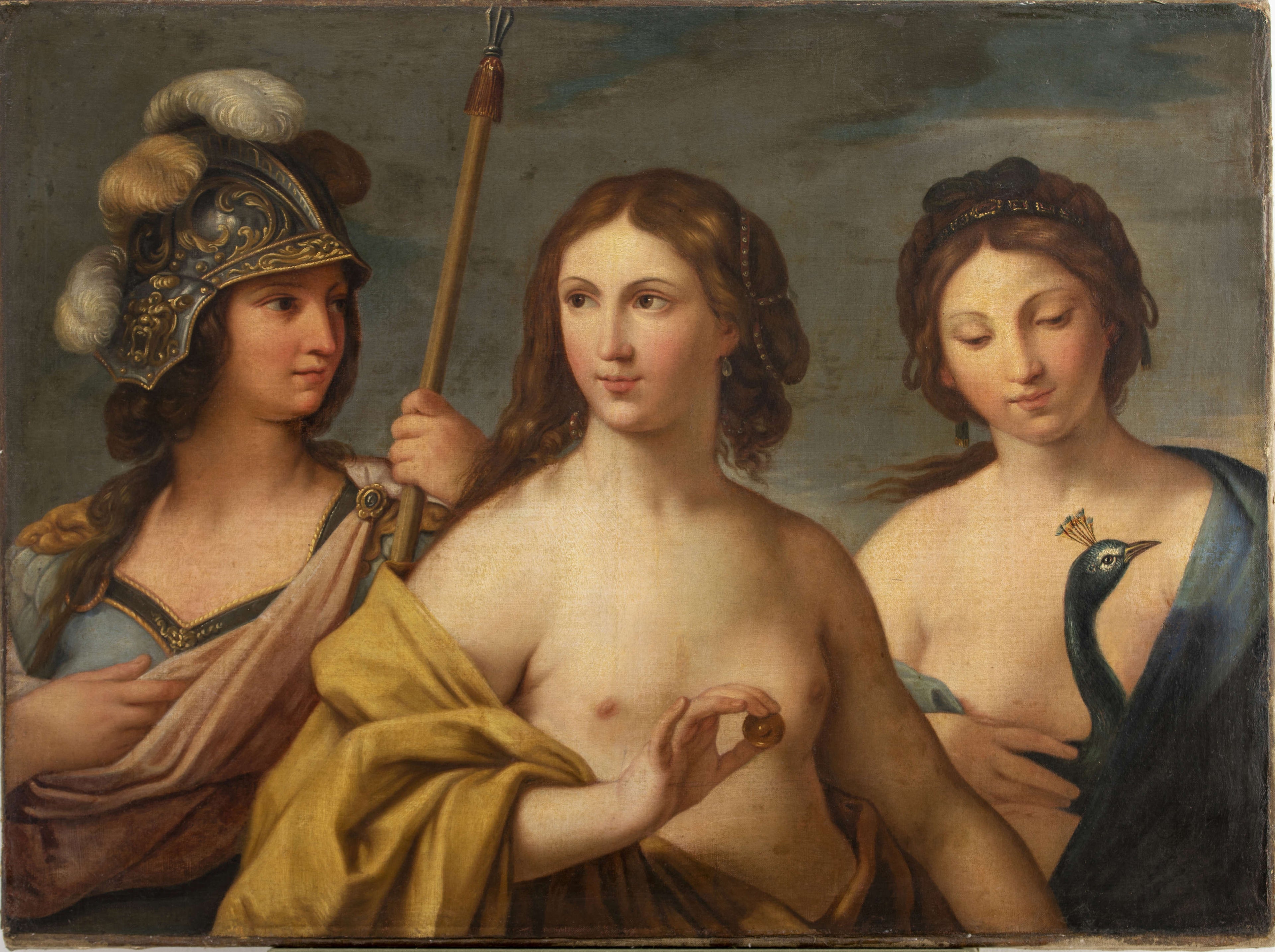 Trois déesses (Minerve, Vénus et Junon). - Simon Vouet