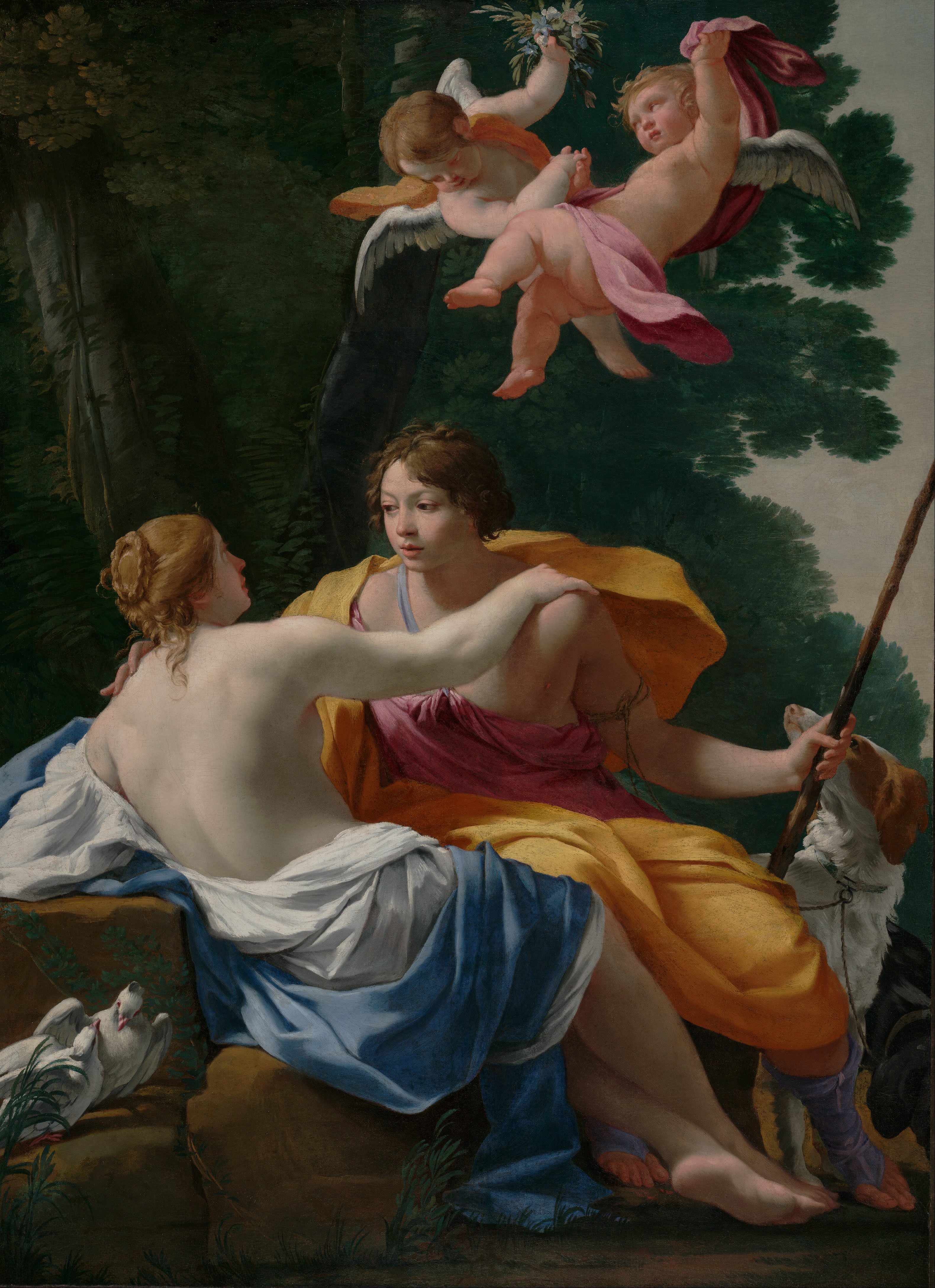 Vénus et Adonis - Simon Vouet