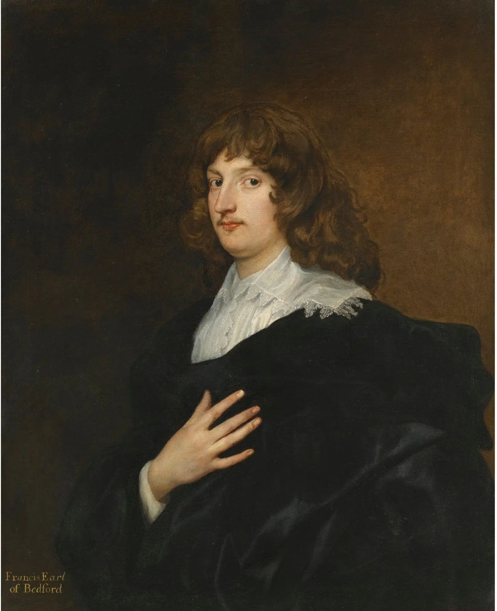 Portrait de William Russell 5e comte et plus tard 1er duc de Bedford - Antoine van Dyck - Alpha Reproduction