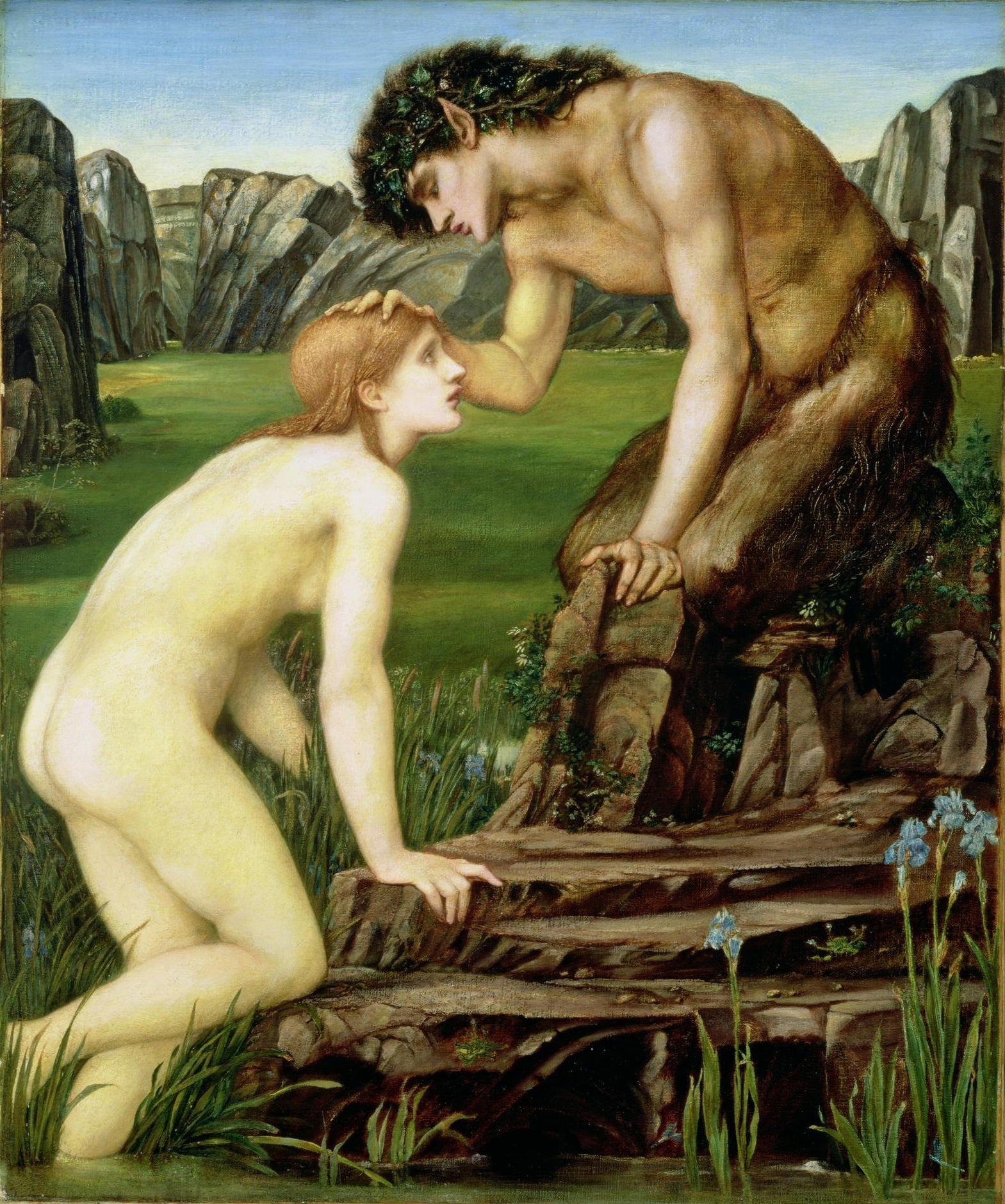 Pan et Psyché - Edward Burne-Jones