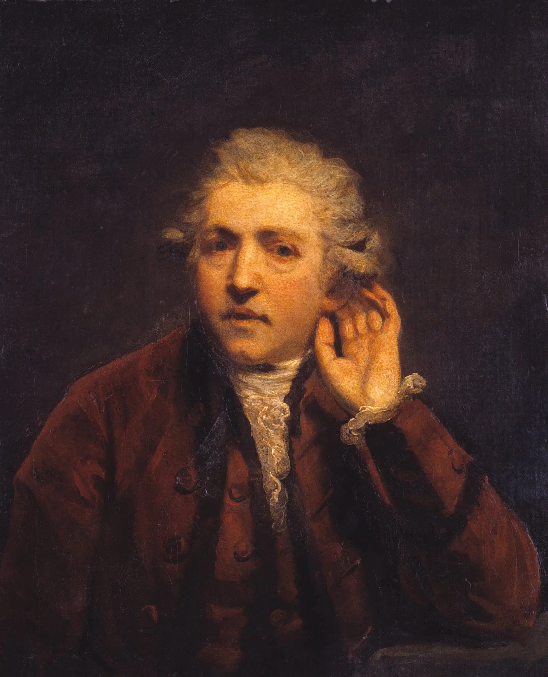 Autoportrait en homme sourd - Joshua Reynolds - Alpha Reproduction