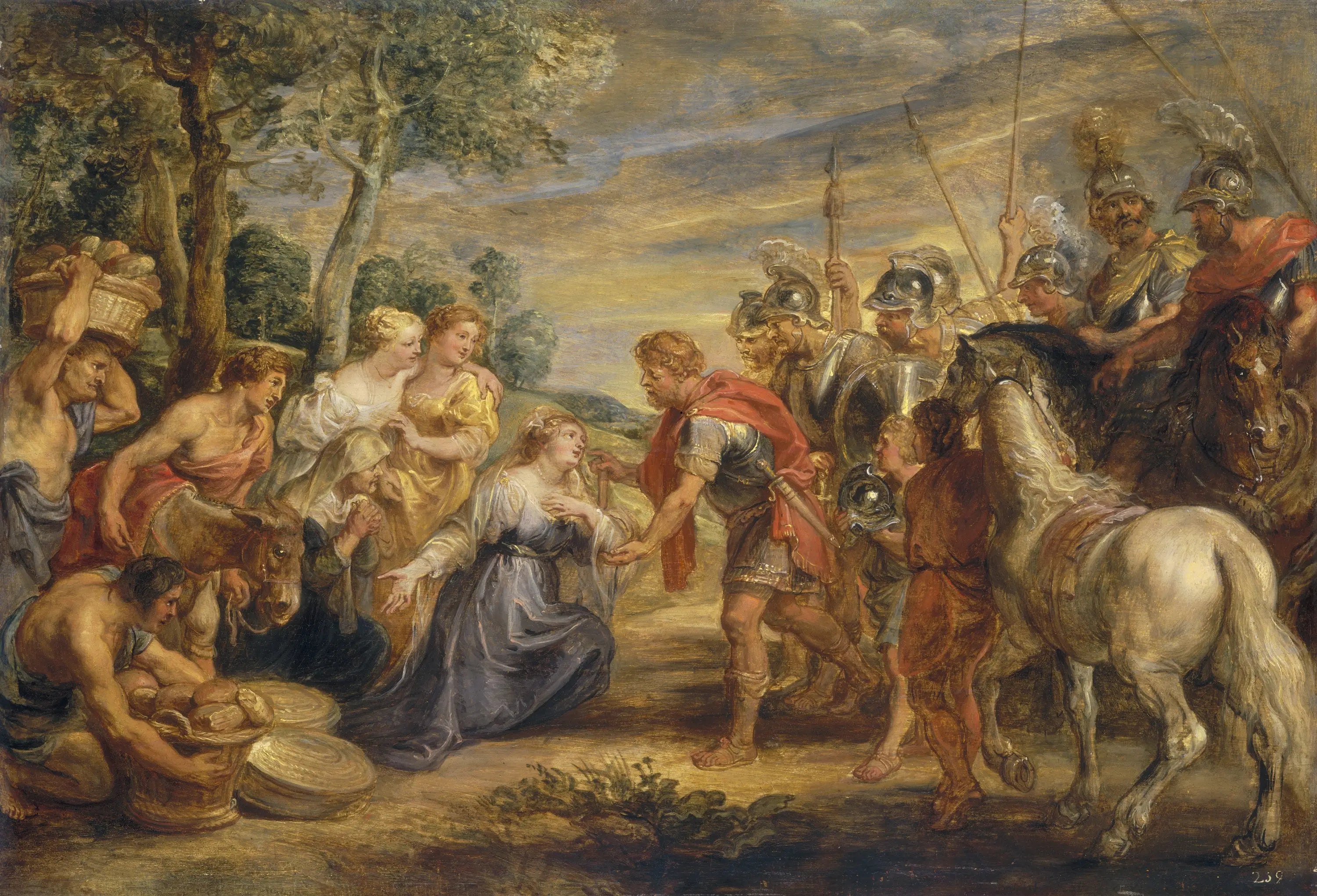 La rencontre de David et Abigaïl - Peter Paul Rubens - Alpha Reproduction