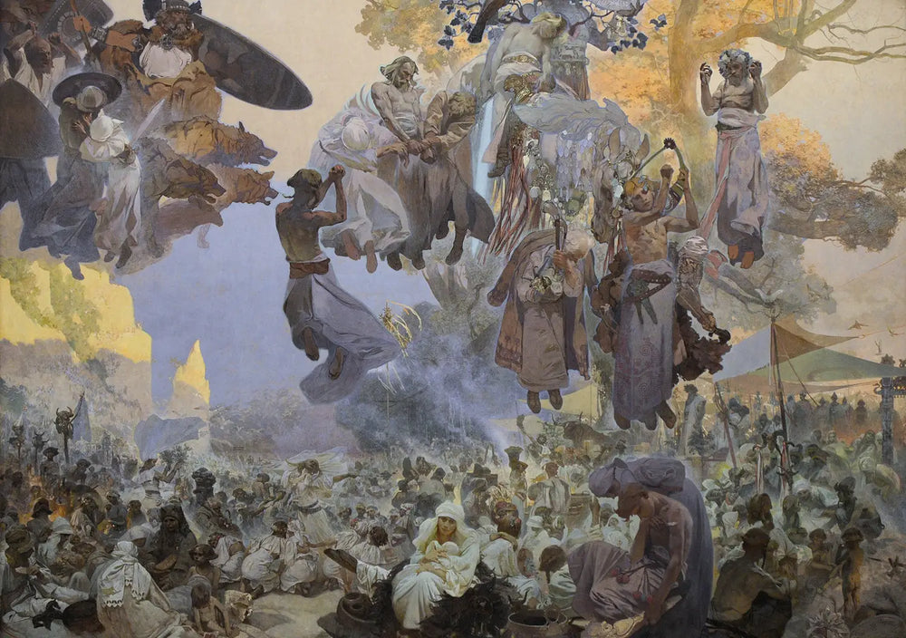 La célébration de Svantovít - Alphonse Mucha - Alpha Reproduction