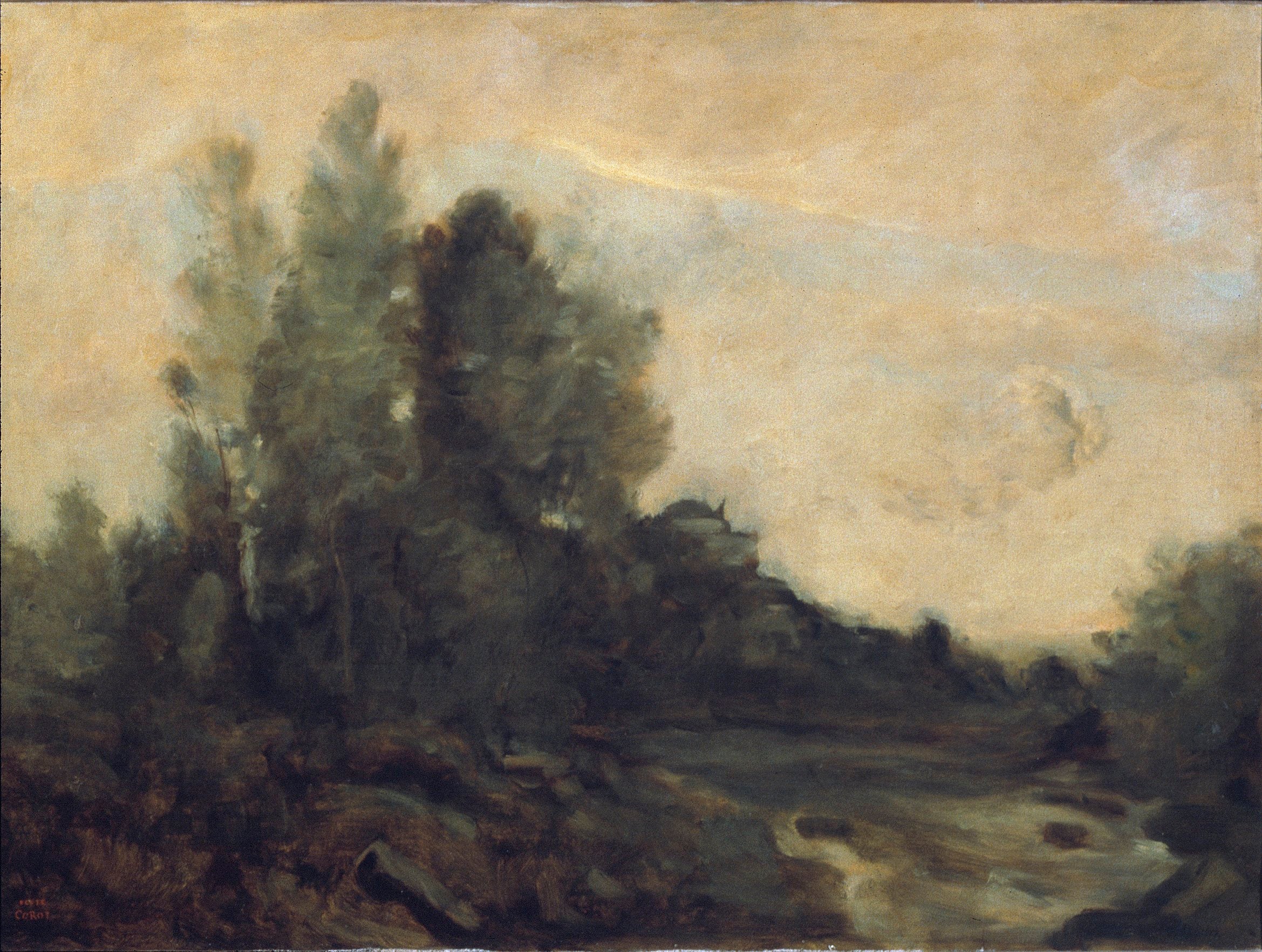 Souvenir d'Ariccia - Jean-Baptiste Camille Corot